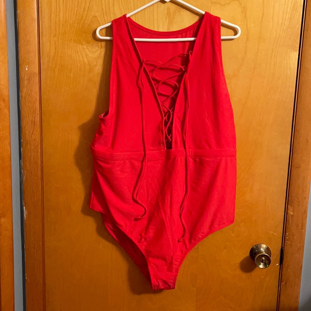 One piece bathing suit